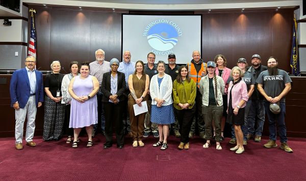 Board of Commissioners and Parks staff